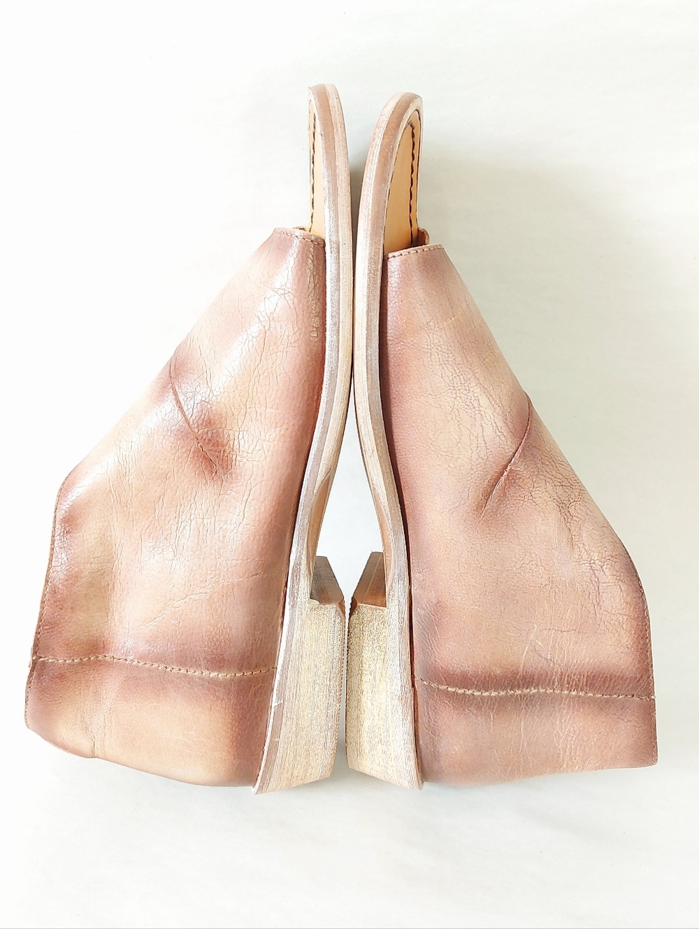 Free People Distressed Festival Open Toe Cut-out Mont Blanc Sandals Size 37 EU - Picture 5 of 7
